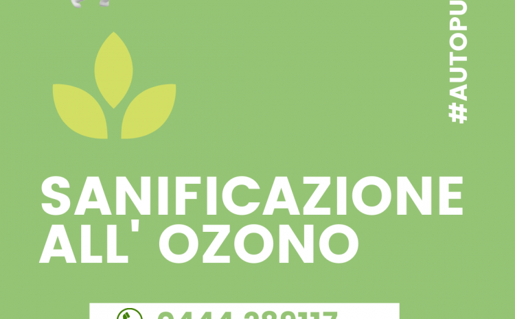  Sanificazione all’ozono